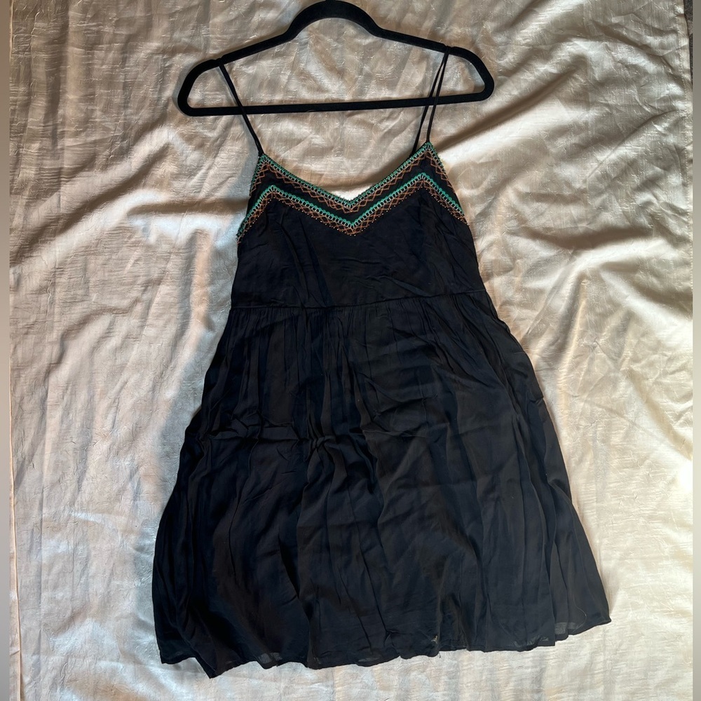 Entro Black Camisole with Colorful Trim